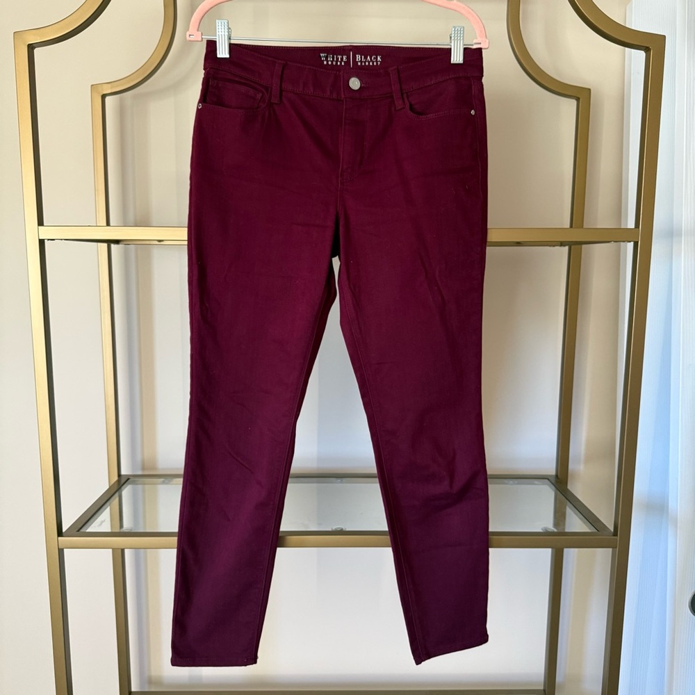 WHBM Maroon Pants Size 6